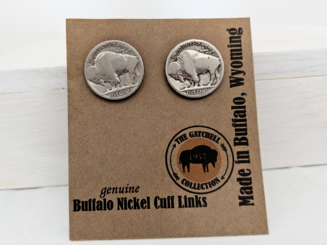 Buffalo Nickel Cuff links